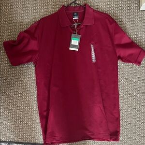 Nike Men's Burgundy Polo Shirt